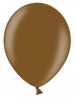 Anteprima: 20 palloncini marrone cioccolato 23 cm