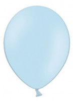 10 parti stjärnballonger pastellblå 27cm