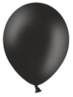 Preview: 50 Partystar Latex Balloons Black 27cm