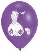 Oversigt: 10 Prinsesse Sofia de første balloner 25 cm