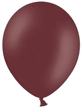 10 parti stjärnballonger rödbruna 27cm