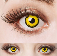 Förhandsgranskning: Kontaktlins vampyr feber gul