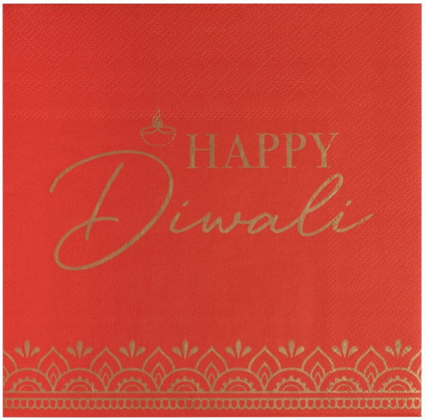 16 serviettes Eco Happy Diwali