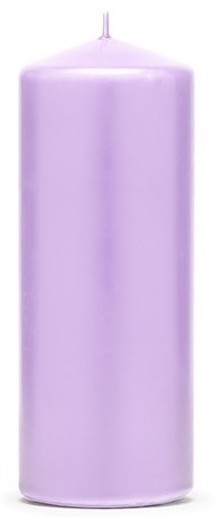6 pelarljus Rio lavendel 15cm