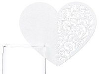 Preview: 10 sweet heart place cards 9.2 x 7.8cm