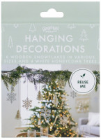 Preview: 12 Winter Wonder tree decorations tree pendants