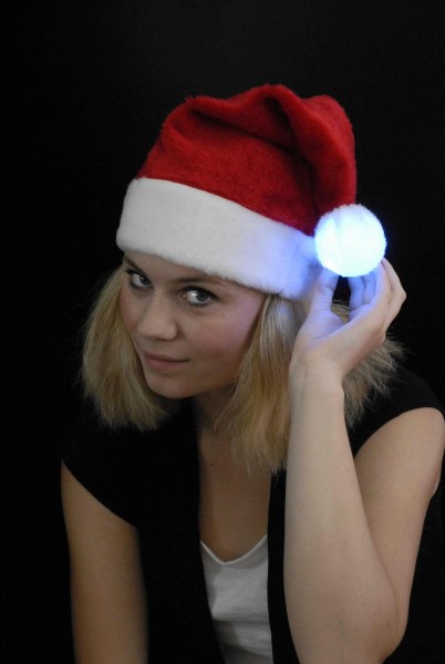 Luminous Christmas plush hat
