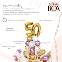 Vorschau: Balloha Geschenkbox DIY Royal Flamingo 50 XL