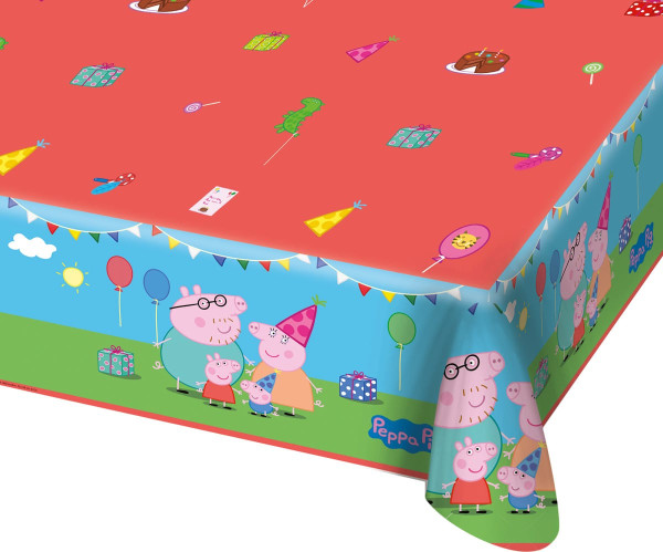 Mantel de cumpleaños Peppa Pig 1,8 x 1,3m