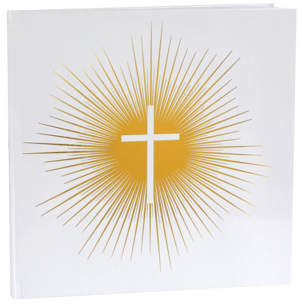 Guest book Golden Cross 24cm
