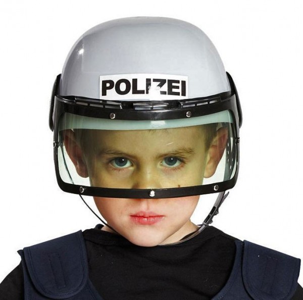 Casco de policía SEK para niños