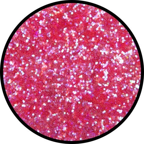 Scattered glitter candy pink For make-up motifs