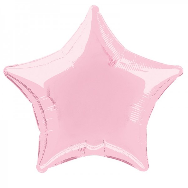 Palloncino foil Stella rosa ascendente