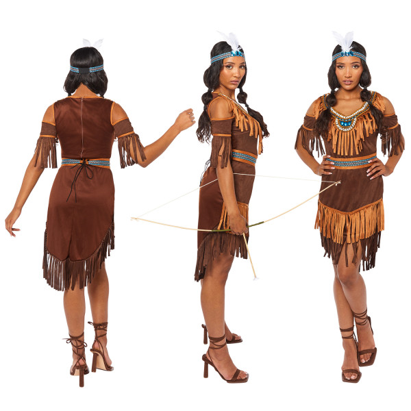 Indianerin Etenia Damenkostüm 5