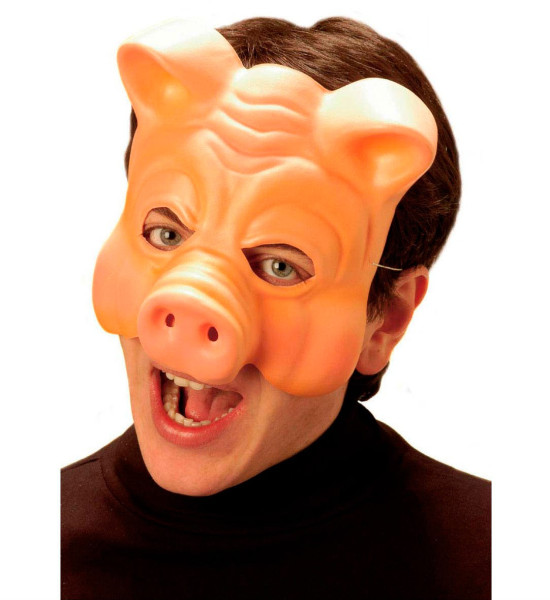 Porki Schweine Halbmaske