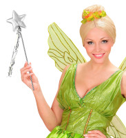 Fairy wand with star silver