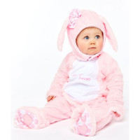 Voorvertoning: Lief babykonijnkostuum in roze
