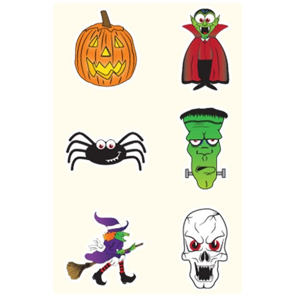 Tatouages d'Halloween pour les enfants