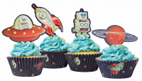 Space Adventure Muffin Set 70 pieces