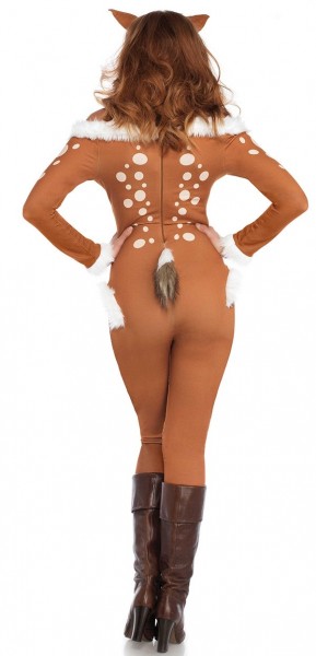 Sexy fawn dames catsuit 3