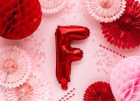 Aperçu: Ballon lettre F rouge 35cm