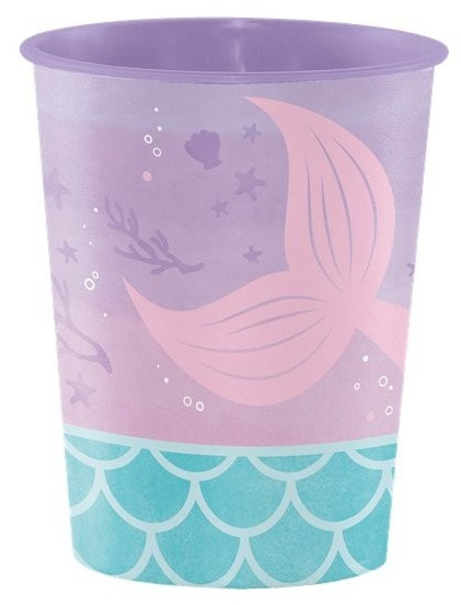 Mermaid Treasuers plastic cup 455ml