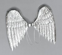Elegante zilveren engelenvleugels