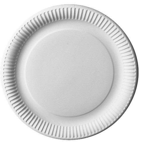 12 FSC paper plates Scarlatti white 29cm