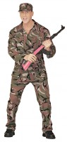 Oversigt: GI soldat herre kostume