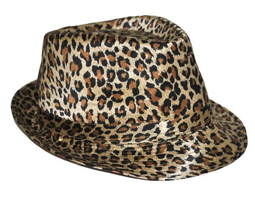 Élégant chapeau léopard