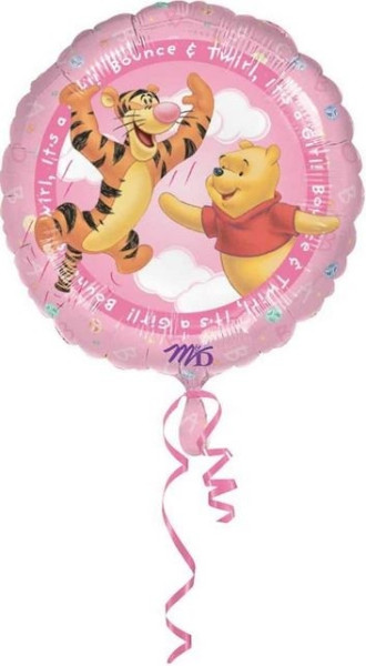 Folienballon Pooh Its a Girl