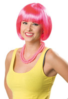 Bob wig Cleo neon pink