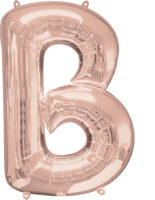 Buchstaben Folienballon B roségold 86cm