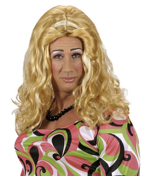 Blonde Drag Queen Gundel wig