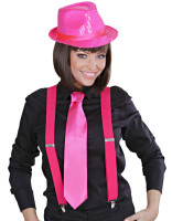 Pink stylish suspenders