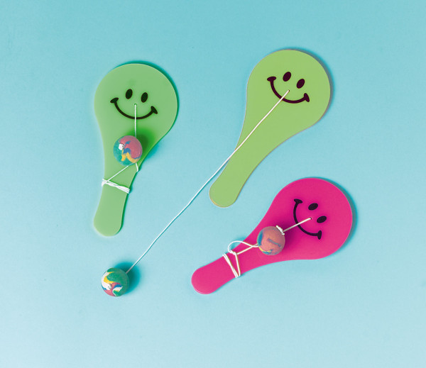 Mini ballon de paddle pour fête d'anniversaire des enfants 12 pièces