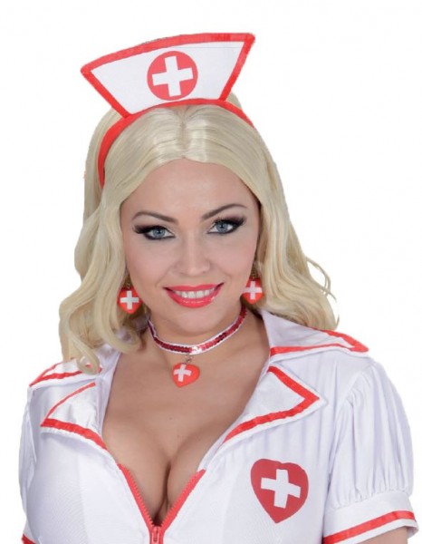 Krankenschwester Herzchen Schmuck Set