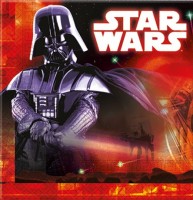20 Star Wars Dark Side Servietten 33cm