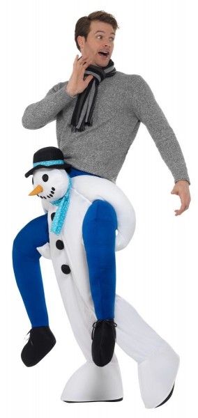 Snowman Rudi piggyback costume 3