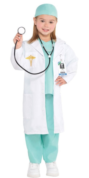 Doktor Elli læge kostume til piger