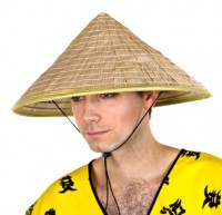 Sombrero chino puntiagudo