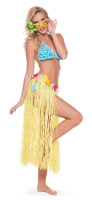 Preview: Hawaii skirt yellow fringes 80cm