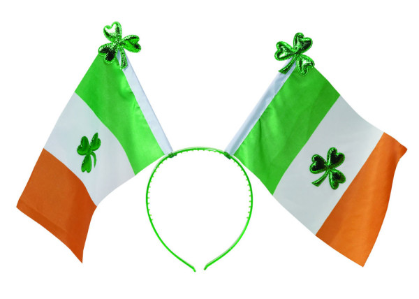 Diadema con la bandera de Irlanda