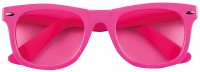 Neonowe różowe okulary