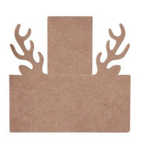 Preview: 10 rustic Christmas reindeer place cards