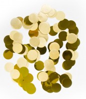 Gyllene metallisk konfetti Riva