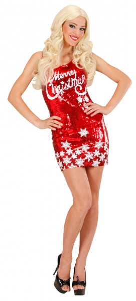 Merry Christmas Party Sequin Dress 2