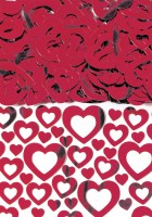 Heart scatter-dekoration Ti amo rød 14g