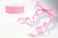 Preview: 25m chiffon ribbon Pinkie