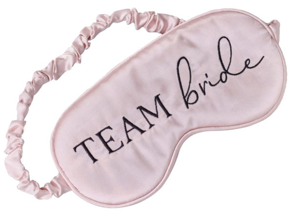 Pink Bride JGA Team Schlafmaske